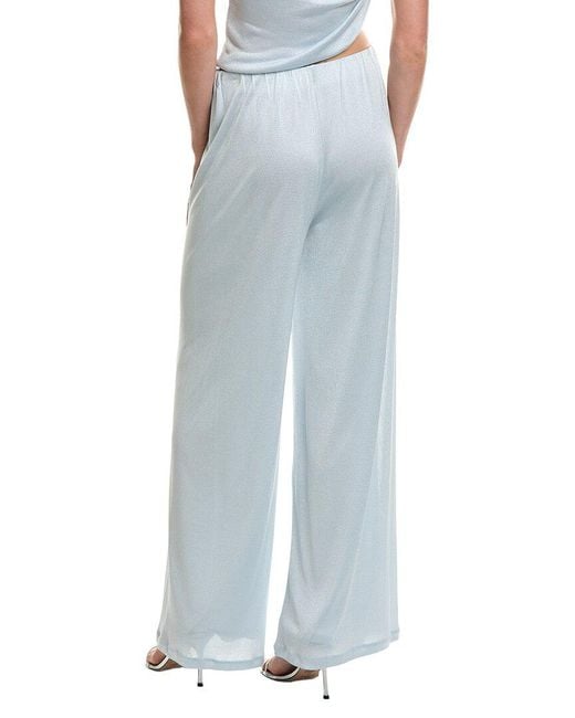 Lamarque Blue Neela Pull On Straight Leg Pant