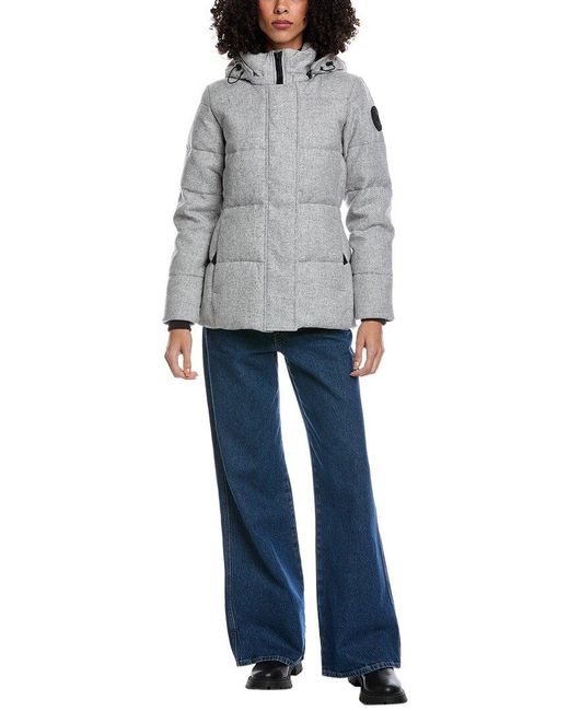 Canada Goose Gray Chelsea Wool Parka