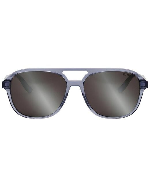 Dior Blue 57Mm Sunglasses for men