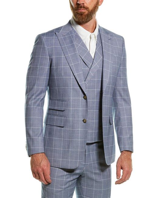 English Laundry Blue 3pc Suit for men