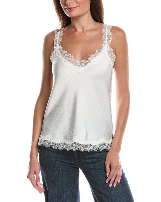 Z Supply White Rori Lace Cami