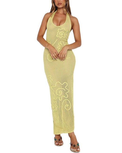 Homeyee Yellow Maxi Dress