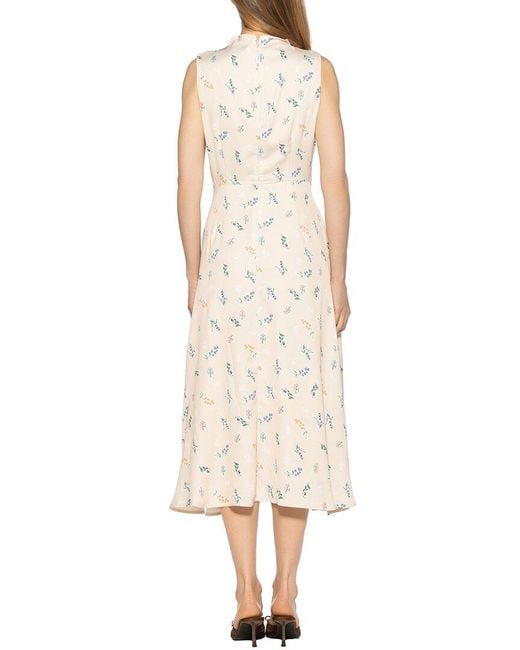 Alexia Admor Natural Opal Draped Fit & Flare Dress