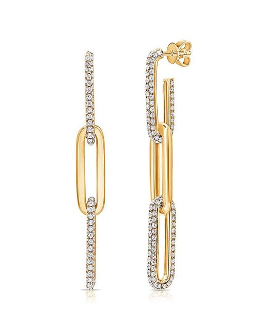 Sabrina Designs Metallic 14k 3.86 Ct. Tw. Diamond Drop Earrings