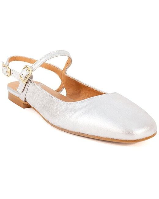 Menina Step White Montse Slingback