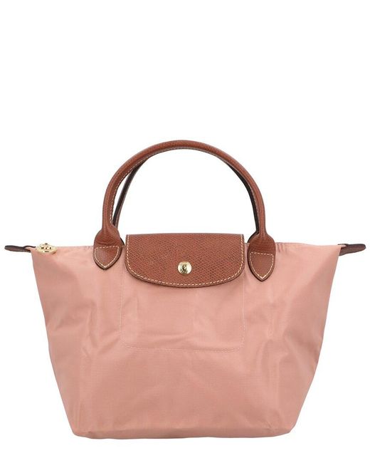 Longchamp Pink Le Pliage Original Nylon Tote