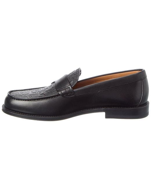 Dior Black Leather Loafers for men