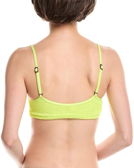 Bondeye Green Strap Saint Crop Tankini Top