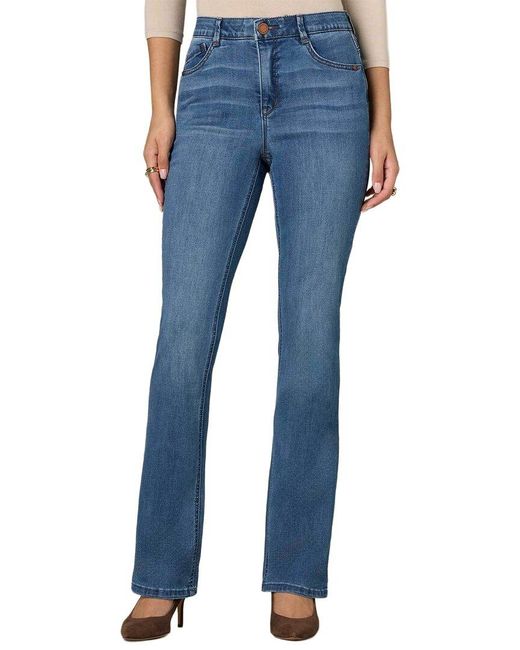 Wit & Wisdom Blue Light Brittany High Rise Baby Boot Jean