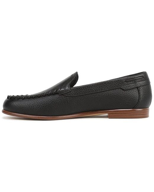 Franco Sarto Black Maude Leather Loafer/Moccasin