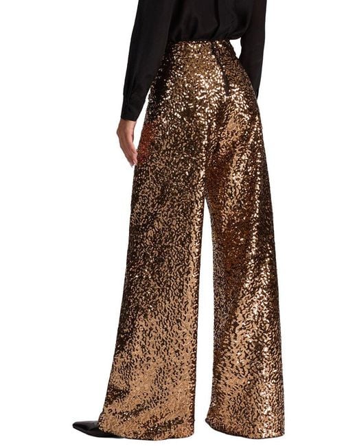 Alice + Olivia Brown Athena Pant