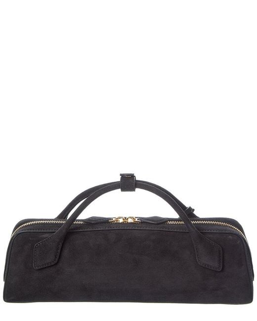 Alaïa Blue Alaïa Le Teckel Suede Clutch