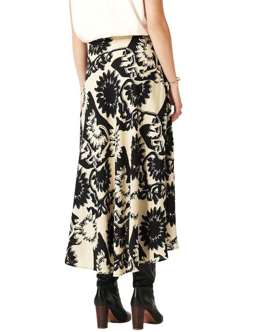 Ba&sh Black Jupe Fybo Midi Skirt