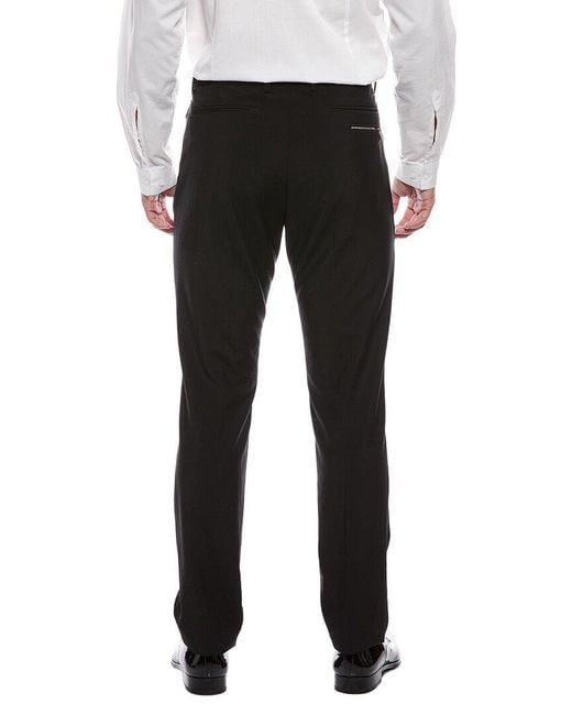 Valentino Black Wool & Mohair-Blend Pant for men