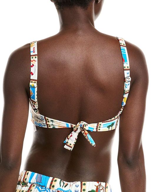 WeWoreWhat Brown Scoop Underwire Bikini Top