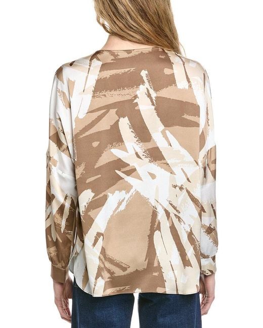 Joseph Ribkoff Natural 1/-Sleeve Long Sleeve Top