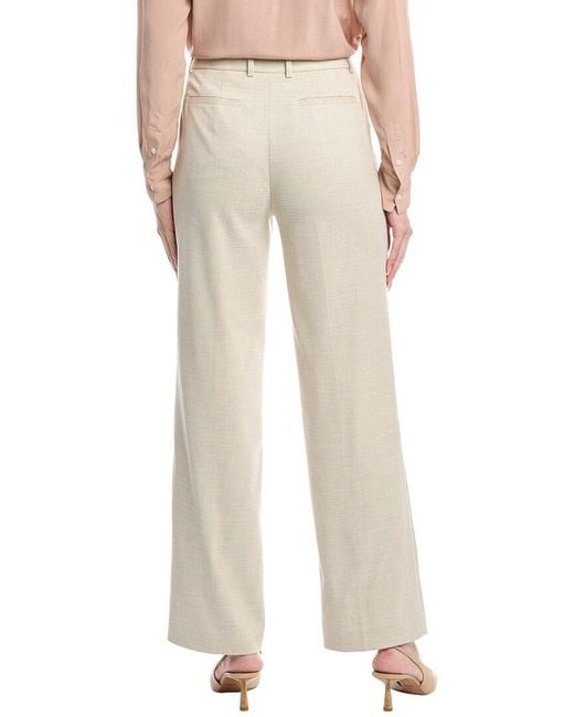 Anne Klein Natural Fly Front Slash Pocket Trouser