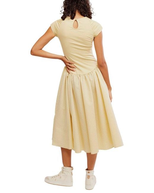 Free People Natural Afternoon Elegance Dress