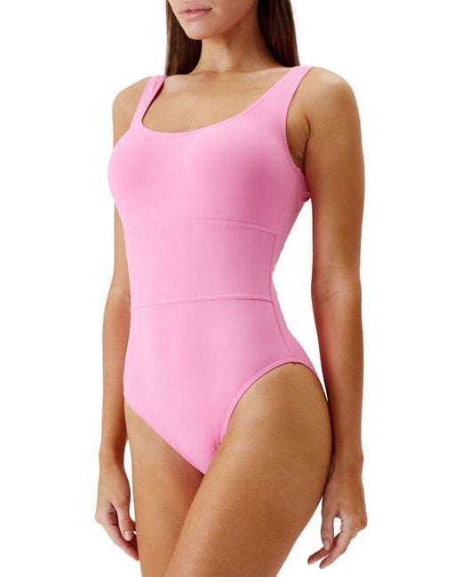 Melissa Odabash Pink Perugia One Piece Swimsuit