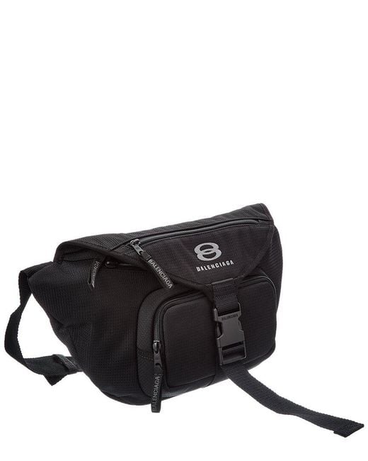 Balenciaga Black Unity Large Beltpack for men