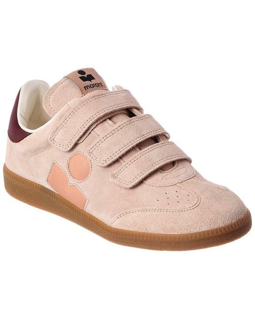 Isabel Marant Pink Beth Suede Sneaker