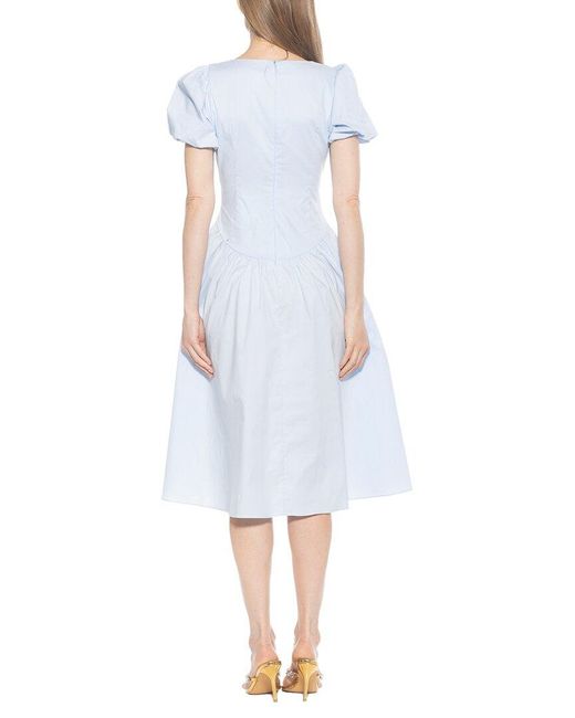 Alexia Admor Blue Jessi Midi Dress