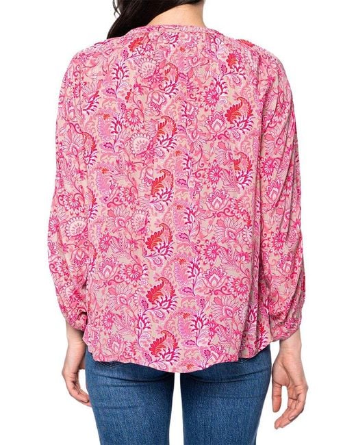 Tolani Pink Jules Top