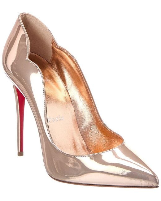 Christian Louboutin Pink Hot Chick 100 Patent Pump
