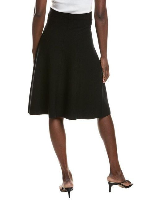 Minnie Rose Black Fit & Flare Skirt