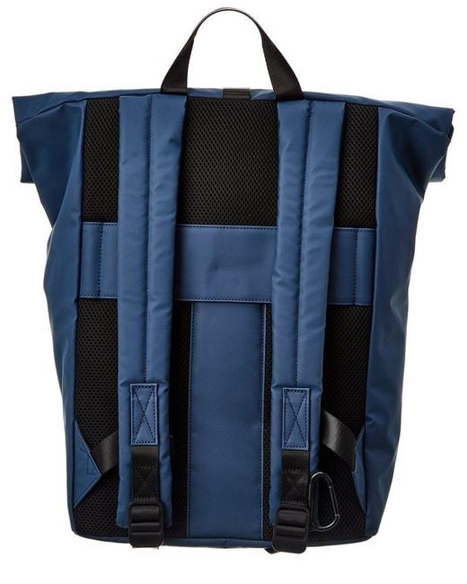 Ted Baker Blue Clime Rubberized Backpack for men