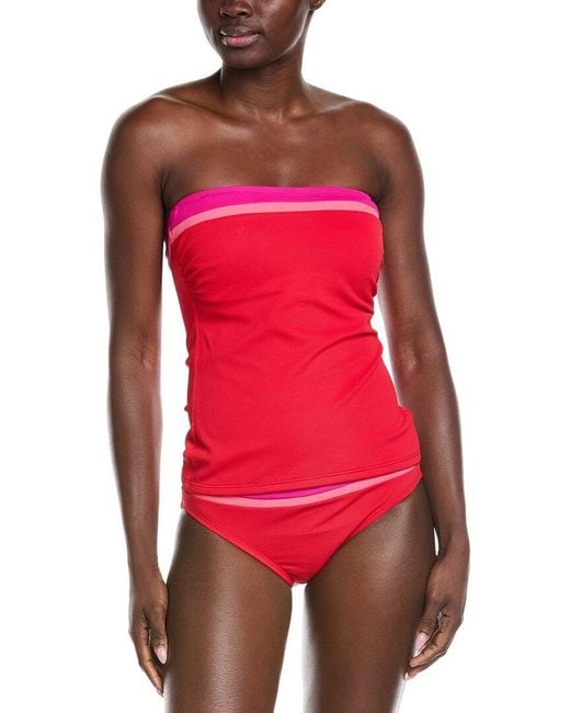 Tommy Bahama Red Island Cays Colorblock Bandini Top
