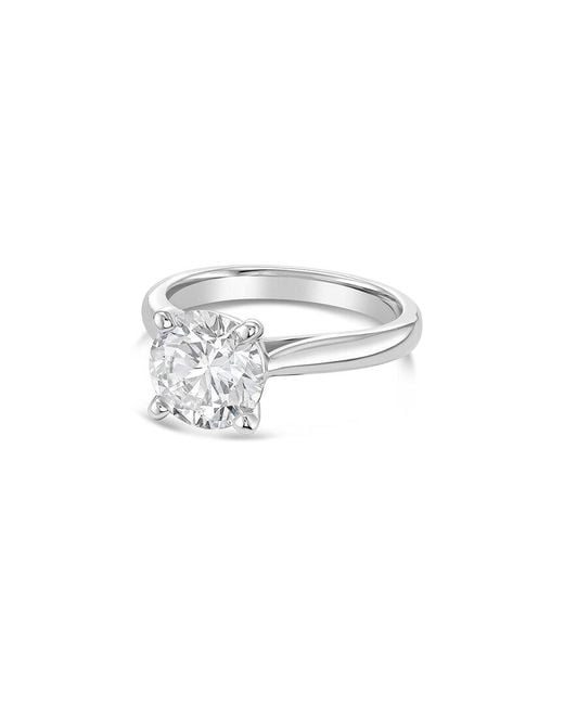 Diana M White Diana M. Platinum 15.00 Ct. Tw. Lab-Grown Diamond Solitaire Ring