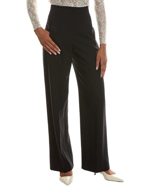 FFORME Black Peyton Wool-Blend Pant
