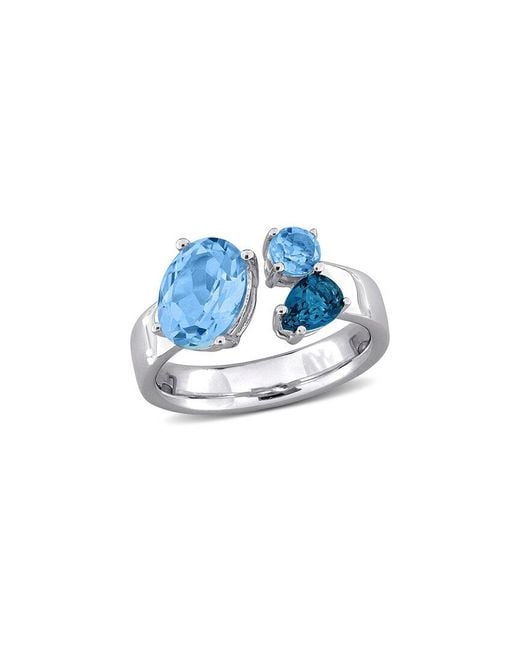 Rina Limor Blue 3.30 Ct. Tw. Topaz Ring