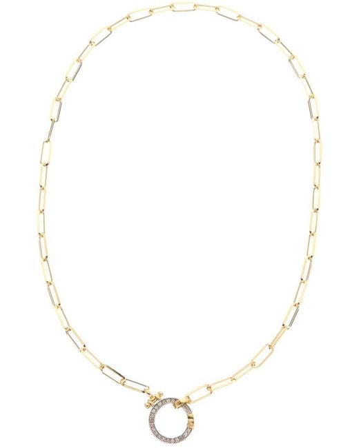 Meshmerise Metallic 18K Over 0.20 Ct. Tw. Diamond Necklace