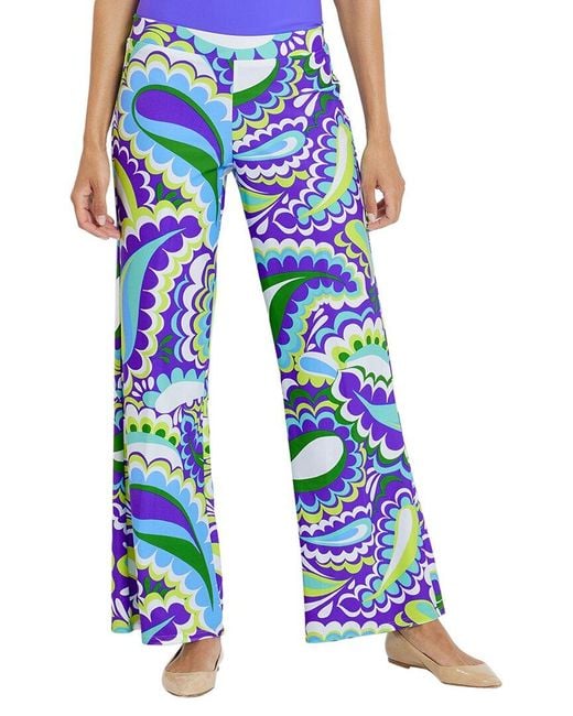 Jude Connally Blue Trixie Wide Leg Pant