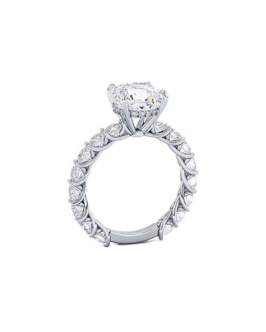 Lab Grown Diamonds White 14K 3.70 Ct. Tw. Lab-Grown Diamond Ring