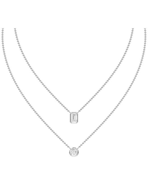 Lab Grown Diamonds White 2.55 Ct. Tw. Lab-Grown Diamond Necklace