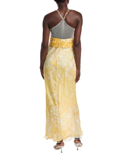Issue New York Metallic Silk Gown