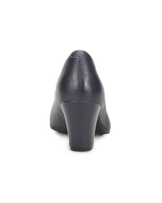 Söfft Blue Lana Leather Pump