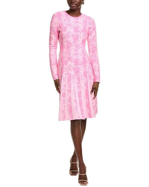 Lela Rose Pink Mini Dress