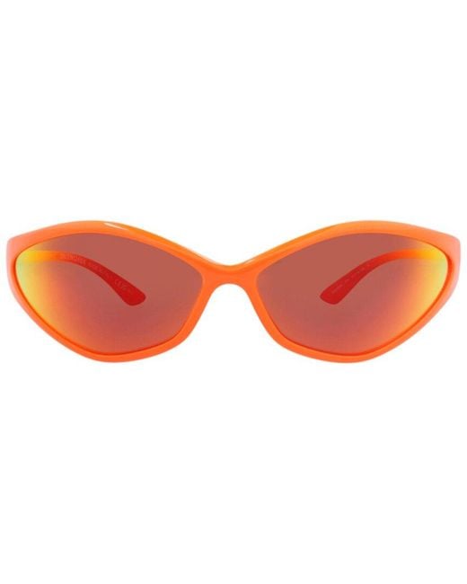 Balenciaga Orange 83Mm Sunglasses