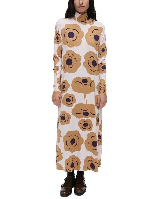 Marimekko Metallic Cavea Tumma Jersey Dress