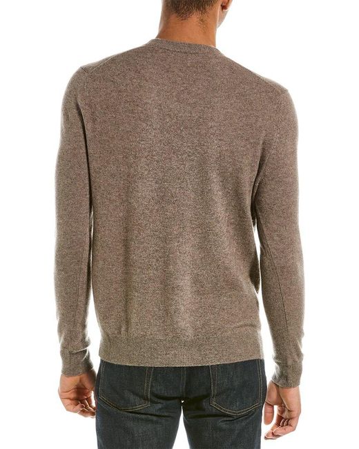 Qi Cashmere V-neck Sweater in Gray for Men | Lyst