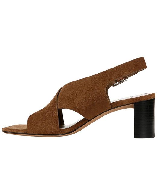 Vince Brown Omega Leather Slingback