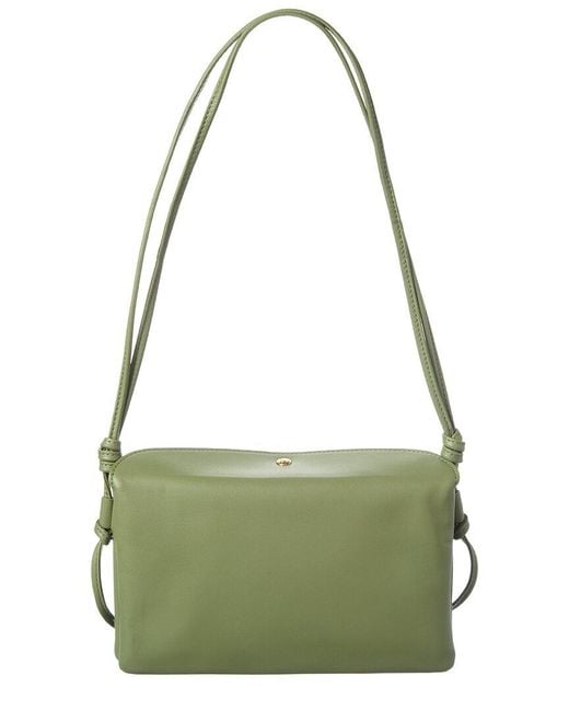 Céline Green Leather Shoulder Bag