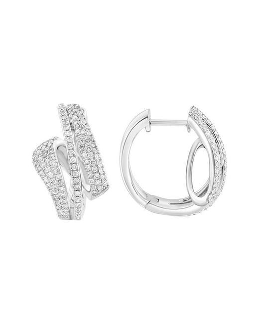 Effy Fine Jewelry Metallic 0.76 Ct. Tw. Diamond Earrings