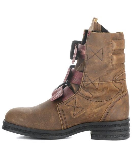 Fly London Brown Kiff Leather Boot
