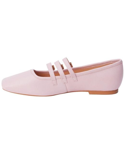 Matisse Pink Nova Leather Flat