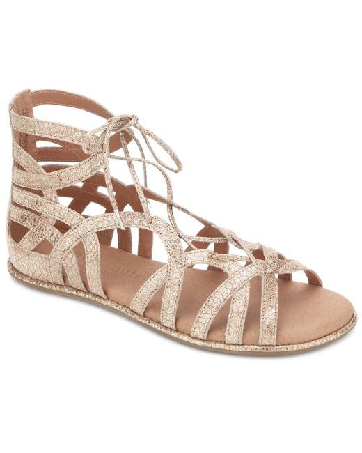 Gentle Souls Pink Heart Leather Sandal
